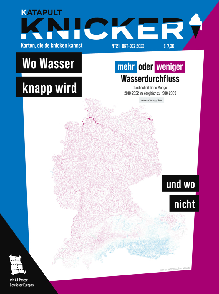 Cover: 9783948923709 | KNICKER Ausgabe 21 | Wo Wasser knapp wird | KATAPULT Verlag (u. a.)