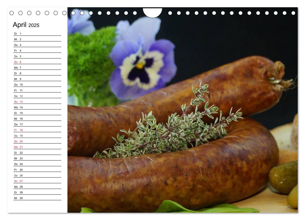 Bild: 9783435505708 | Brotzeit. Herzhaft und beliebt (Wandkalender 2025 DIN A4 quer),...