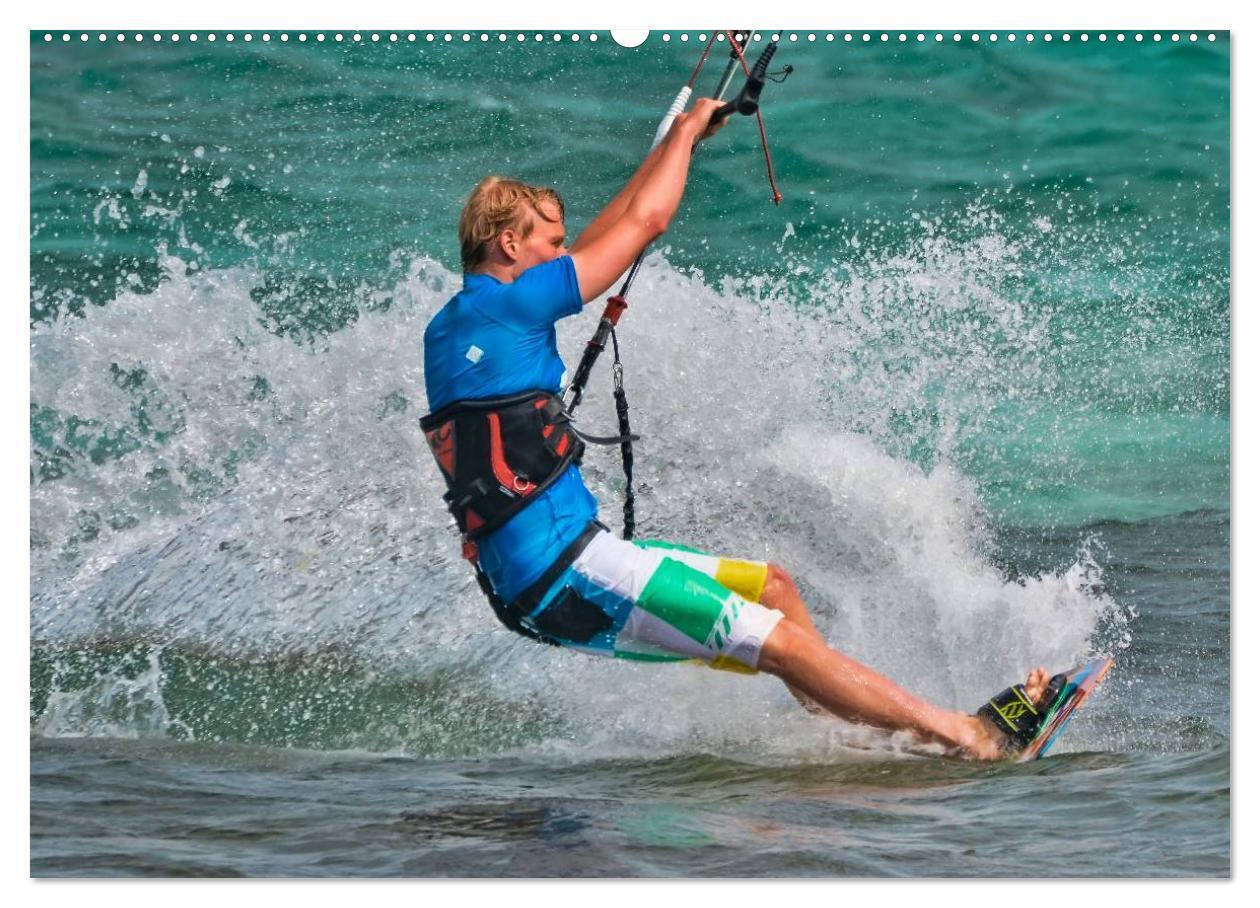 Bild: 9783435726820 | Kitesurfen - über den Wellen (Wandkalender 2025 DIN A2 quer),...