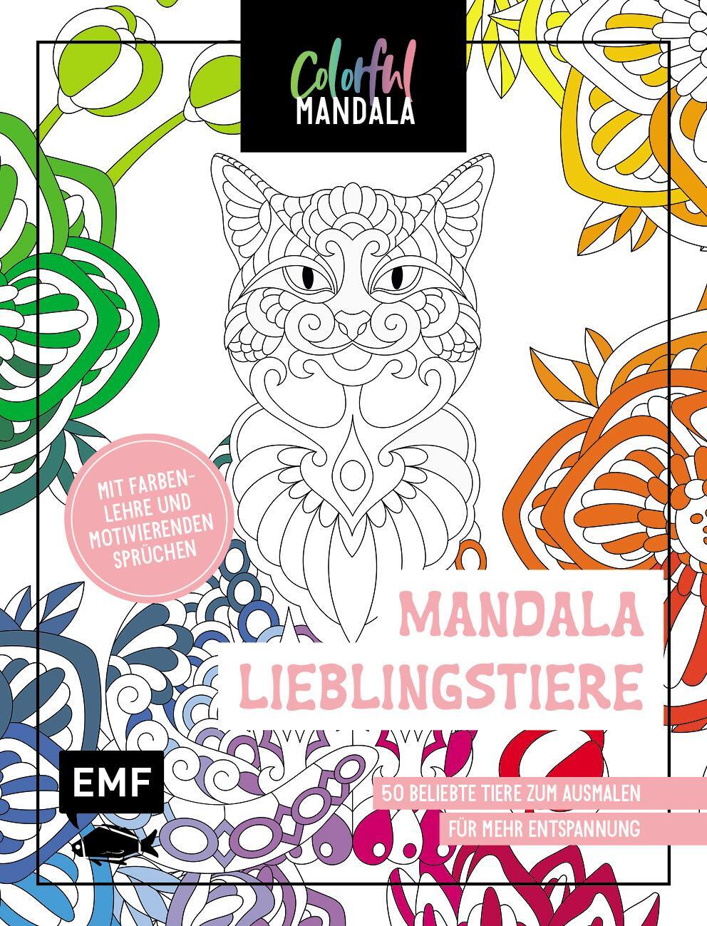 Cover: 9783745904321 | Colorful Mandala - Mandala - Lieblingstiere | Taschenbuch | 96 S.