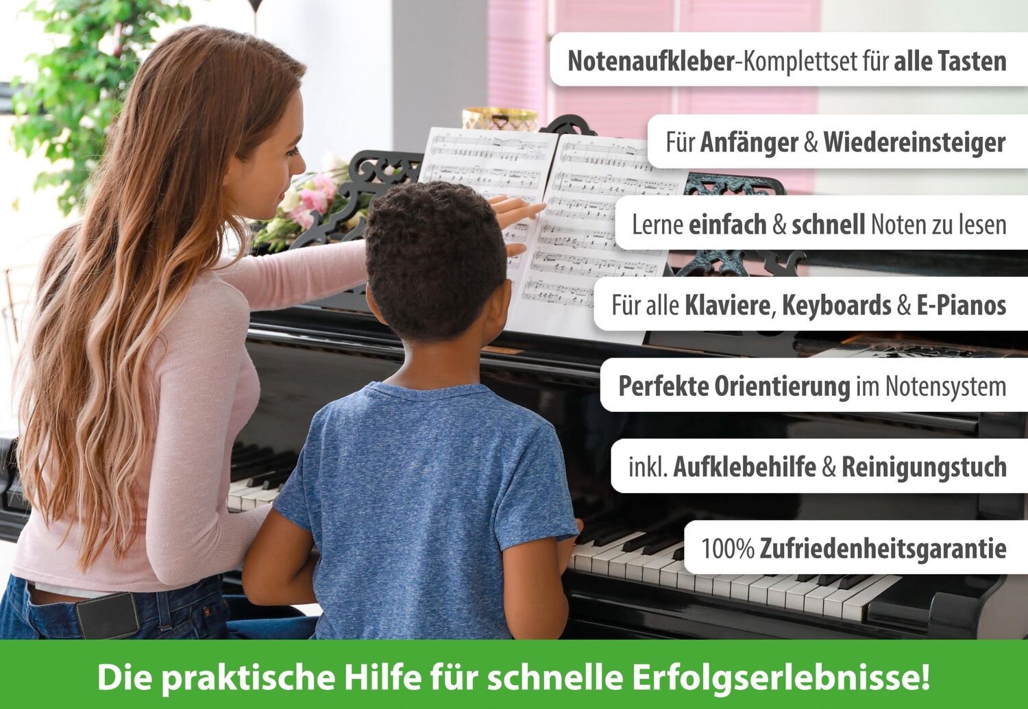 Bild: 9783866422049 | ARTIST AHEAD® Noten Aufkleber für Klavier &amp; Keyboard | Artist Ahead