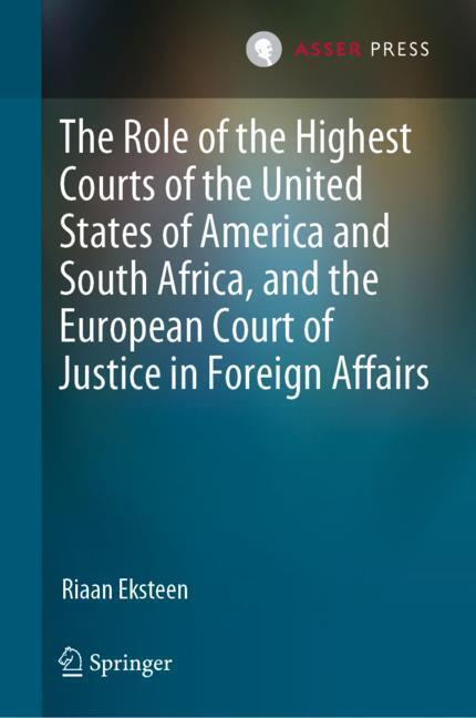 Cover: 9789462652941 | The Role of the Highest Courts of the United States of America and...