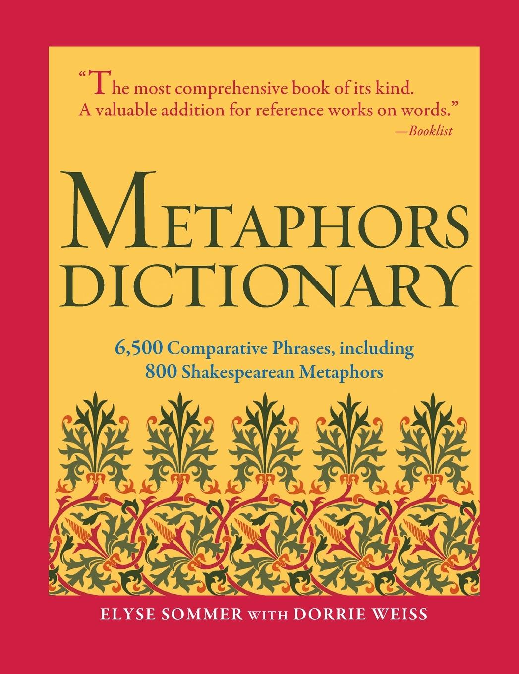 Cover: 9781578591374 | Metaphors Dictionary | Elyse Sommer | Buch | Englisch | 2001