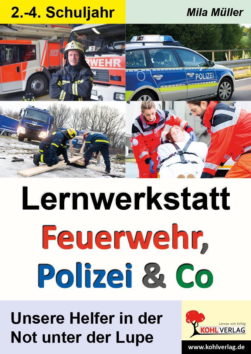 Cover: 9783960404958 | Lernwerkstatt Feuerwehr, Polizei & Co | Mila Müller | Taschenbuch