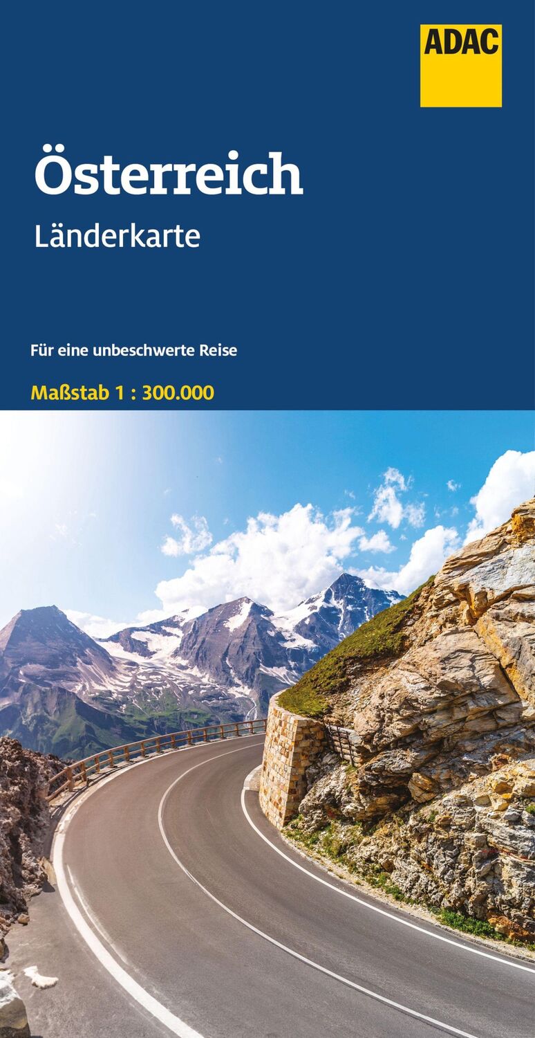 Cover: 9783826423451 | ADAC Länderkarte Österreich 1:300.000 | (Land-)Karte | Deutsch | 2024