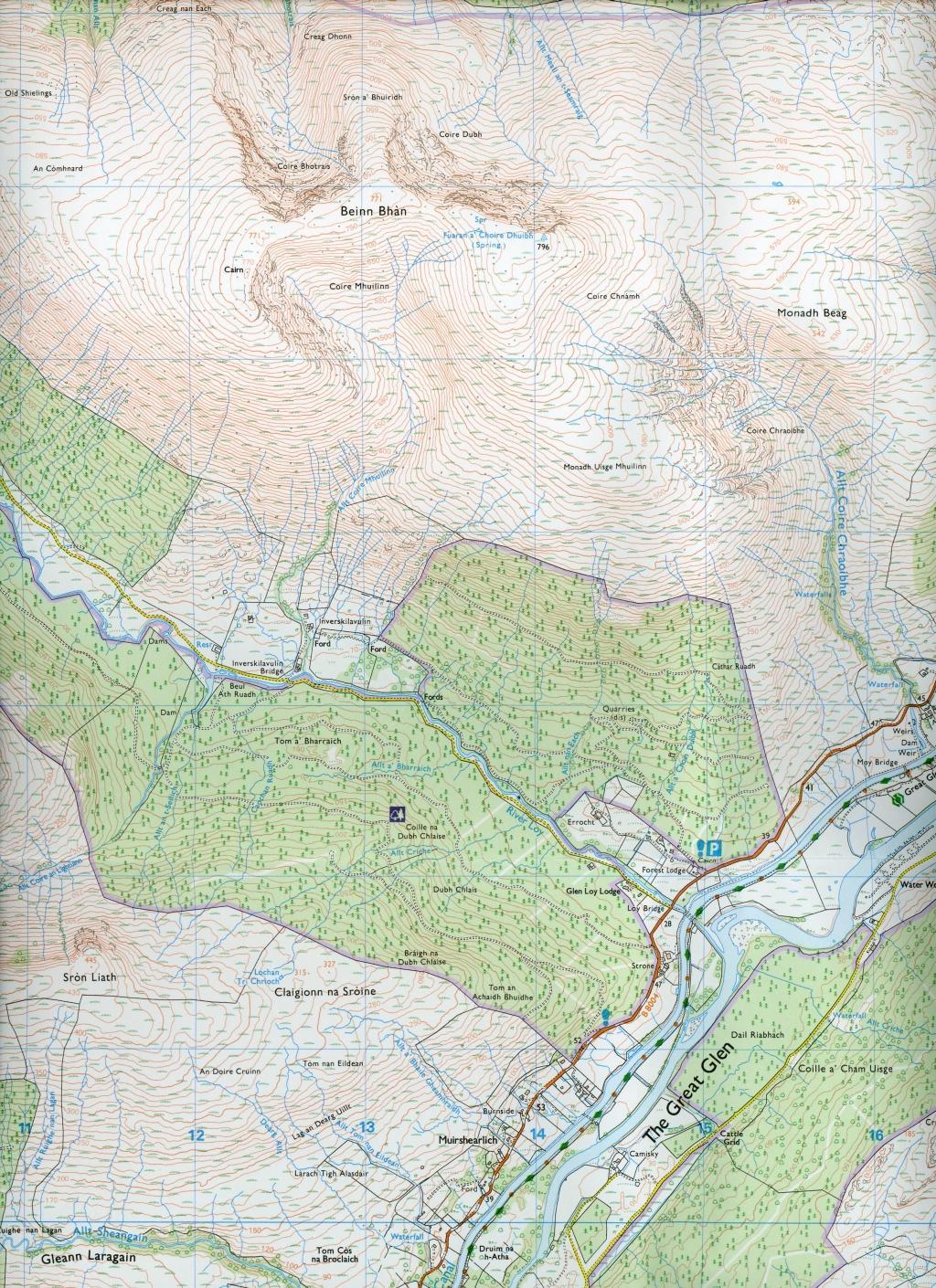 Bild: 9780319246399 | Loch Arkaig - Fort William and Corpach | Ordnance Survey | Englisch