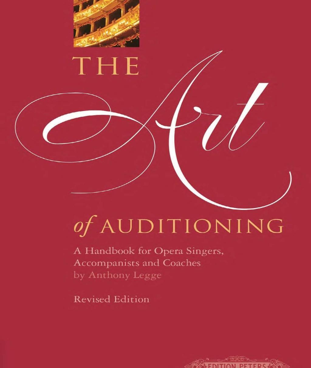 Cover: 9781843670599 | The Art of Auditioning | Anthony Legge | Taschenbuch | Englisch | 2017
