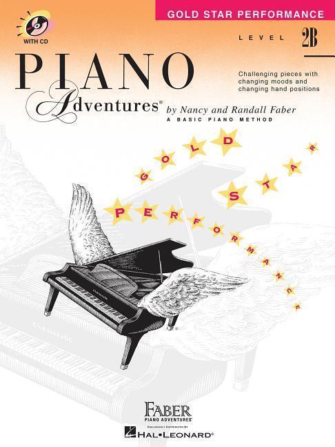 Cover: 9781616776053 | Level 2b - Gold Star Performance with CD: Piano Adventures [With...