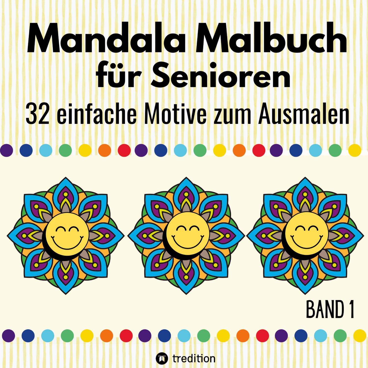 Cover: 9783347959088 | Mandala Malbuch für Senioren 32 einfache Motive zum Ausmalen...