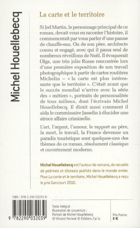 Rückseite: 9782290032039 | La carte et le territoire | Michel Houellebecq | Taschenbuch | 2012