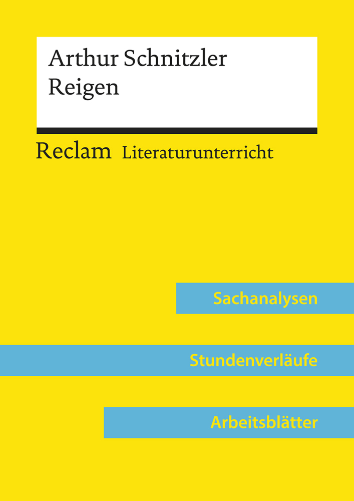 Cover: 9783150158050 | Arthur Schnitzler: Reigen (Lehrerband) | Annemarie Niklas | Buch