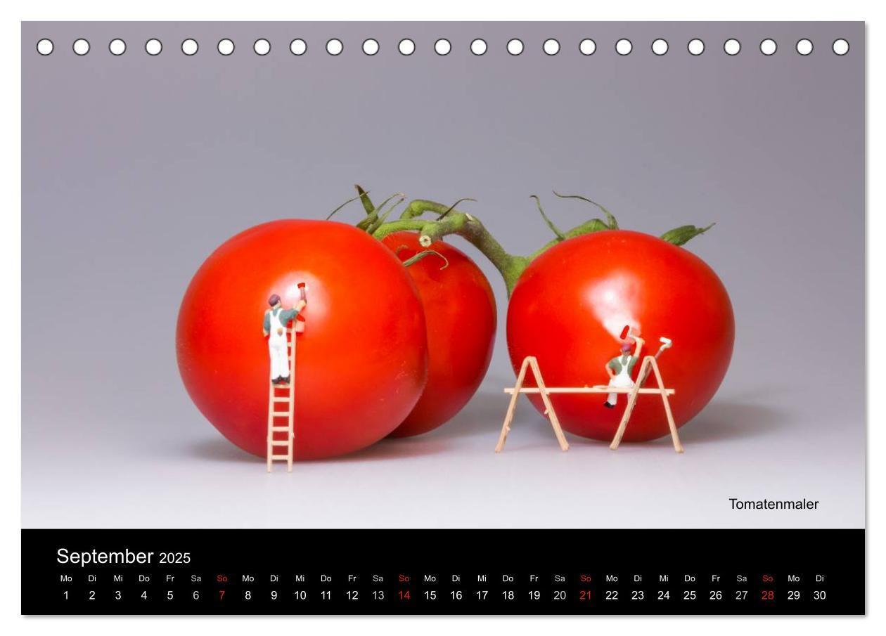 Bild: 9783435582778 | Tomatenmaler ... und andere Mini-Welten (Tischkalender 2025 DIN A5...