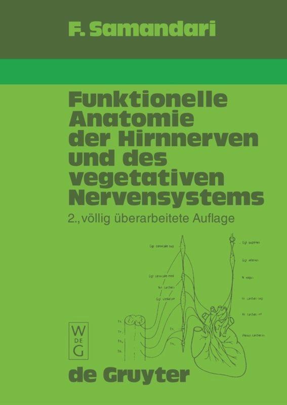 Cover: 9783110130065 | Funktionelle Anatomie der Hirnnerven und des vegetativen...