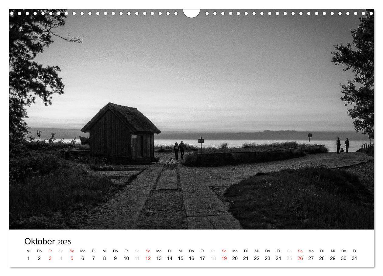 Bild: 9783435511914 | Ostseebad Zingst - Impressionen in Schwarz-Weiß (Wandkalender 2025...