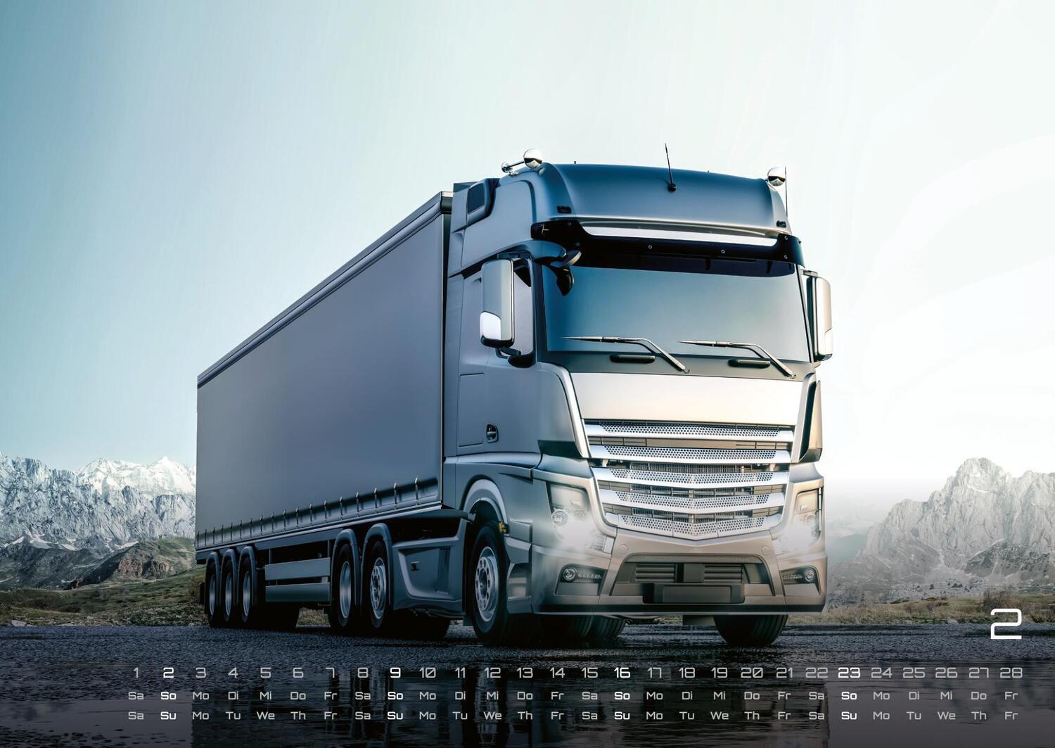 Bild: 9783986734107 | Trucks - Könige der Straße - LKW - 2025 - Kalender DIN A2 | de | 2025