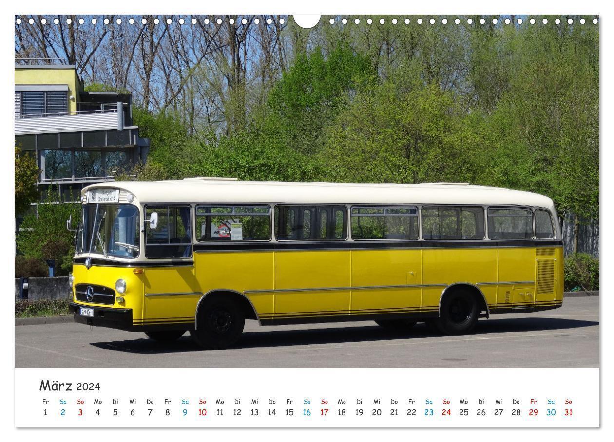 Bild: 9783675630185 | Omnibusse von heute und früher (Wandkalender 2024 DIN A3 quer),...