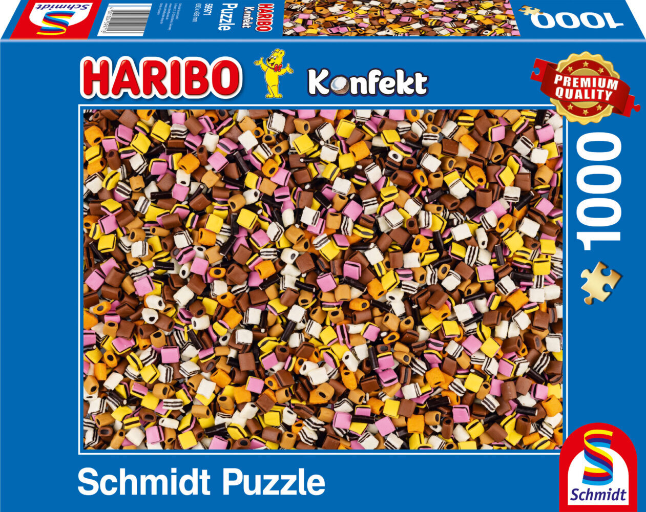 Cover: 4001504599713 | Konfekt (Puzzle) | Erwachsenenpuzzle Haribo 1.000 Teile | Spiel | 2022