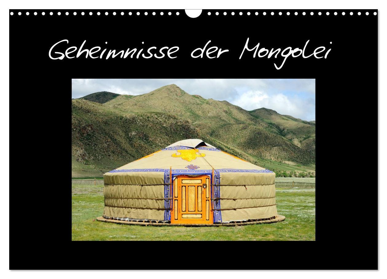 Cover: 9783383559310 | Geheimnisse der Mongolei (Wandkalender 2024 DIN A3 quer), CALVENDO...