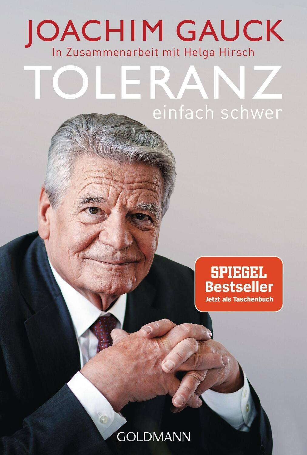 Cover: 9783442142613 | Toleranz | Einfach schwer | Joachim Gauck | Taschenbuch | Deutsch