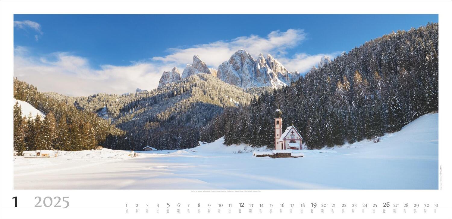 Bild: 9783839900215 | Alpenpanorama Kalender 2025 | Kalender | Spiralbindung | 14 S. | 2025