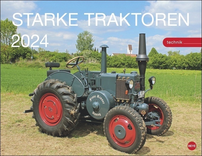 Cover: 9783756400959 | Traktoren Posterkalender 2024. Exklusiver Wandkalender mit 12...