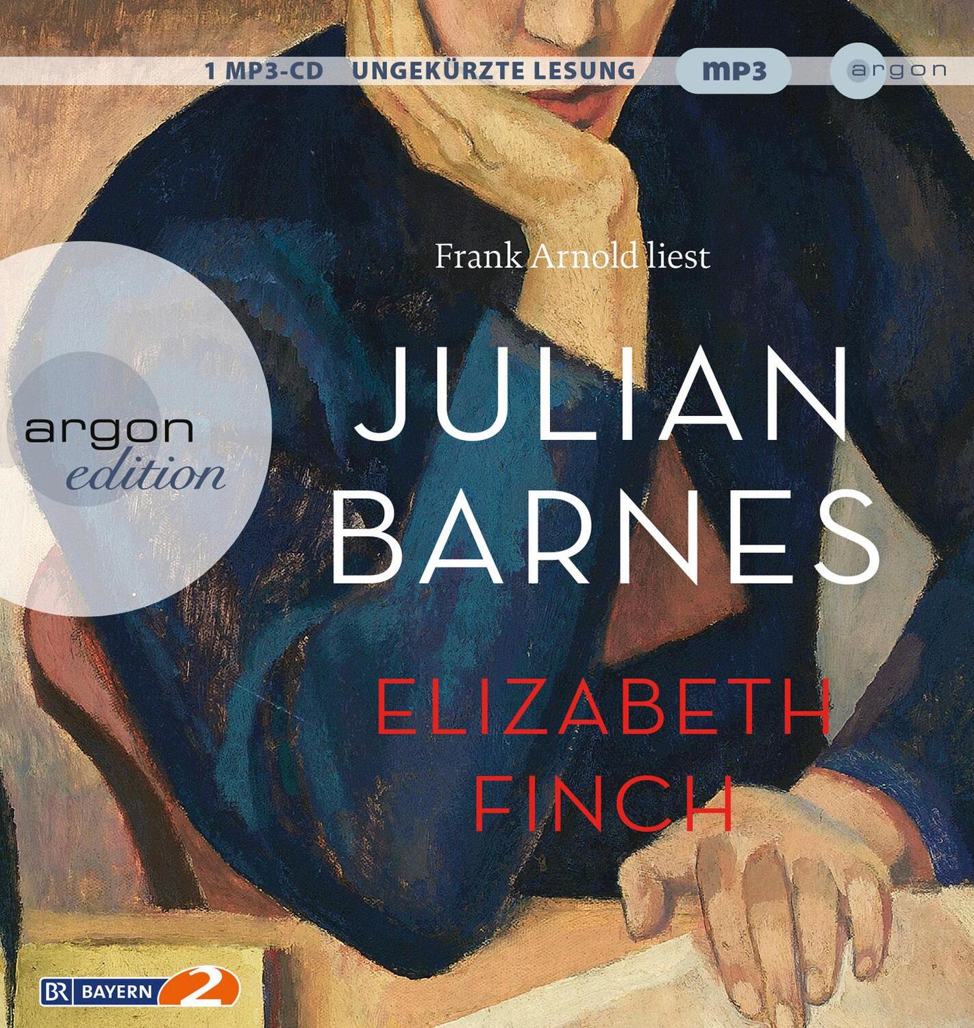 Cover: 9783839819838 | Elizabeth Finch | Roman | Julian Barnes | MP3 | 2 Audio-CDs | Deutsch
