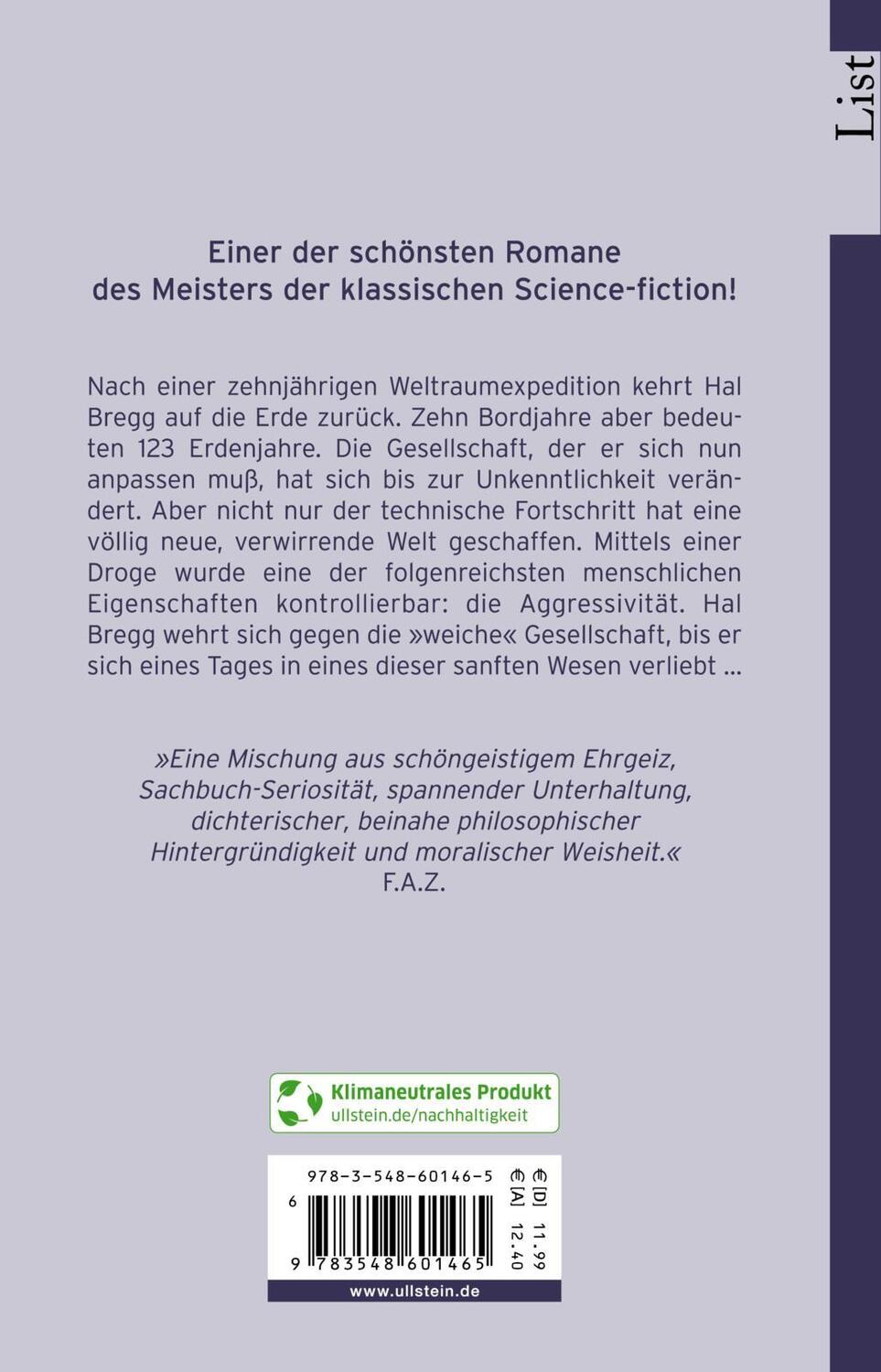 Rückseite: 9783548601465 | Rückkehr von den Sternen | Stanislaw Lem | Taschenbuch | 320 S. | 2001