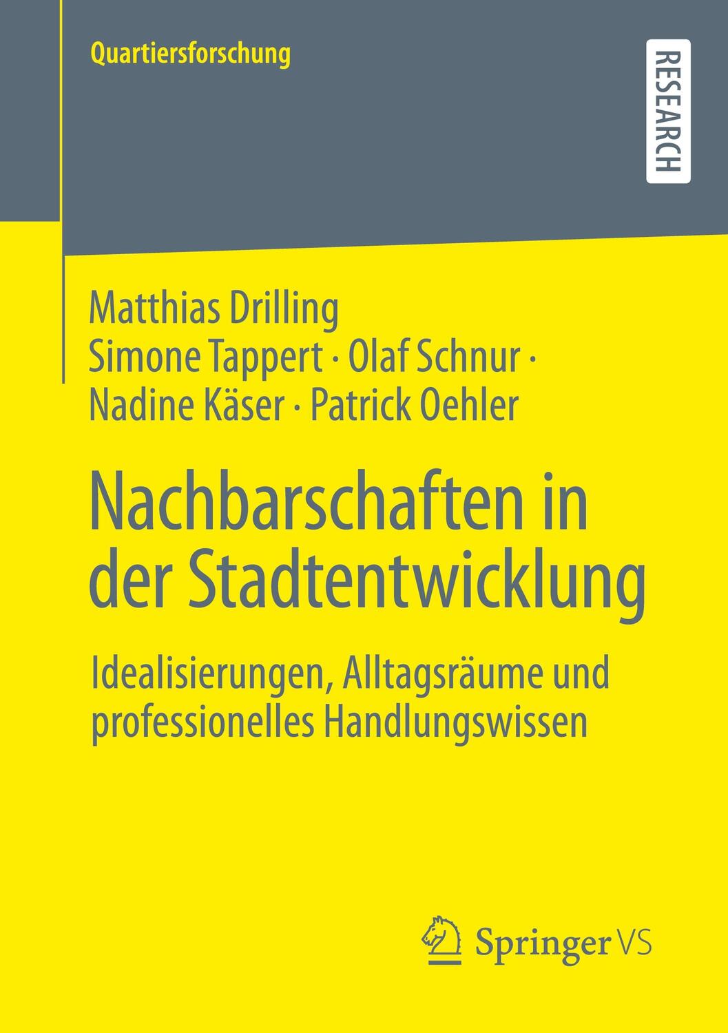 Cover: 9783658361006 | Nachbarschaften in der Stadtentwicklung | Matthias Drilling (u. a.)