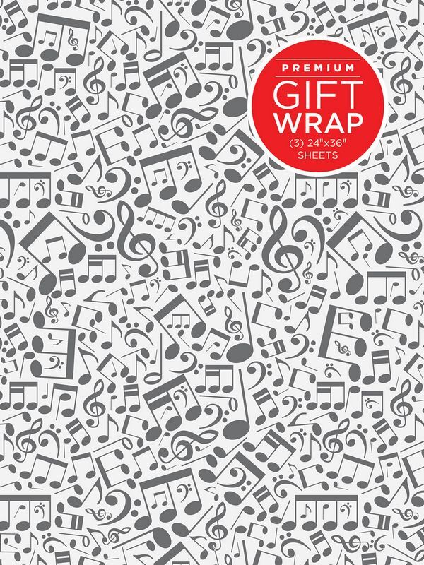 Cover: 9781495049545 | Hal Leonard Wrapping Paper - Music Notes Theme | Hal Leonard Kits