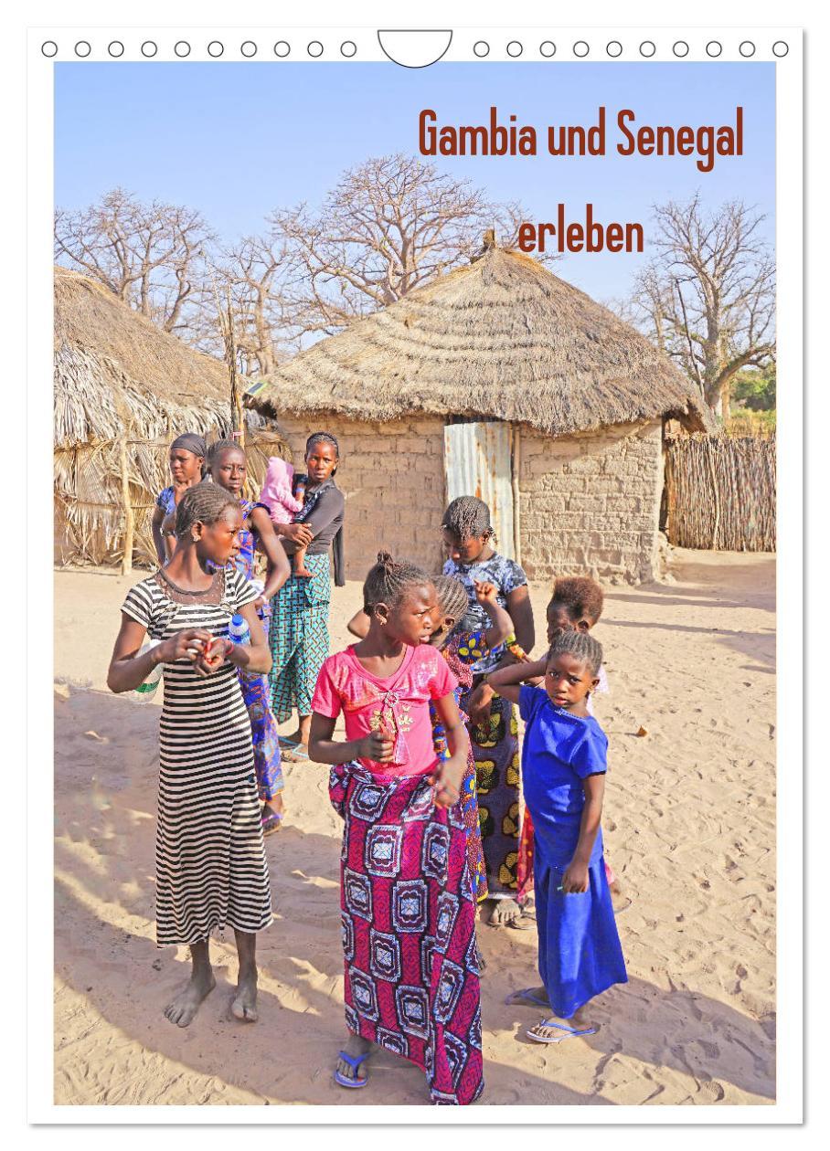 Cover: 9783435947669 | Gambia und Senegal erleben (Wandkalender 2025 DIN A4 hoch),...