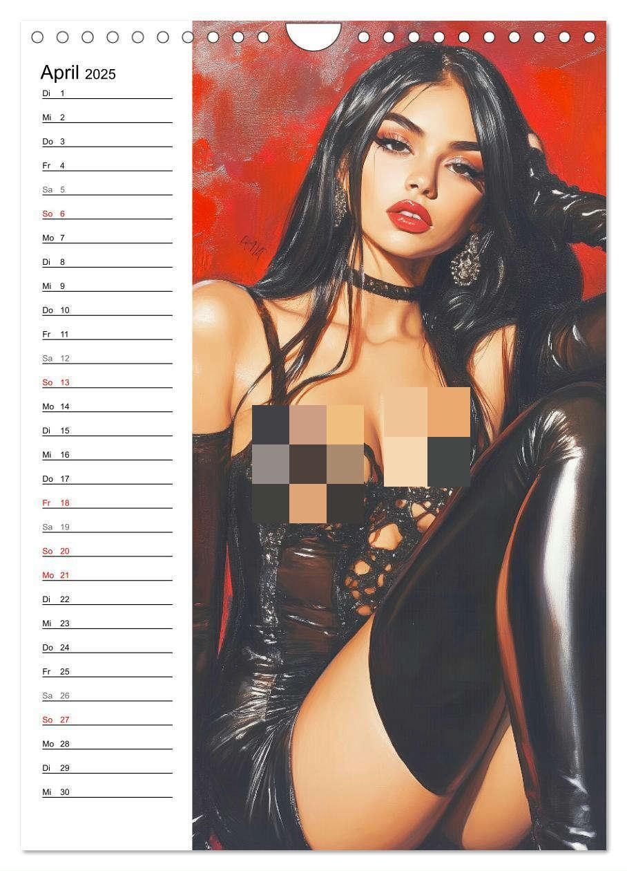 Bild: 9783457207062 | Sinnliche Kunst. Erotische Frauen Paintings (Wandkalender 2025 DIN...