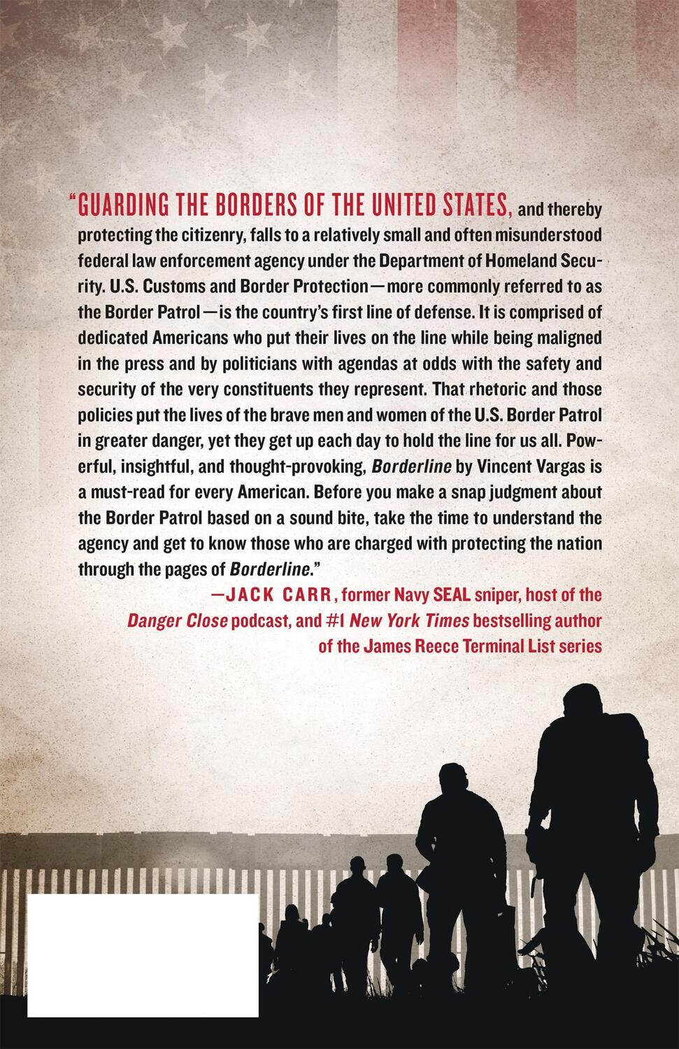 Rückseite: 9781250285577 | Borderline | Defending the Home Front | Vincent Vargas | Buch | 2023