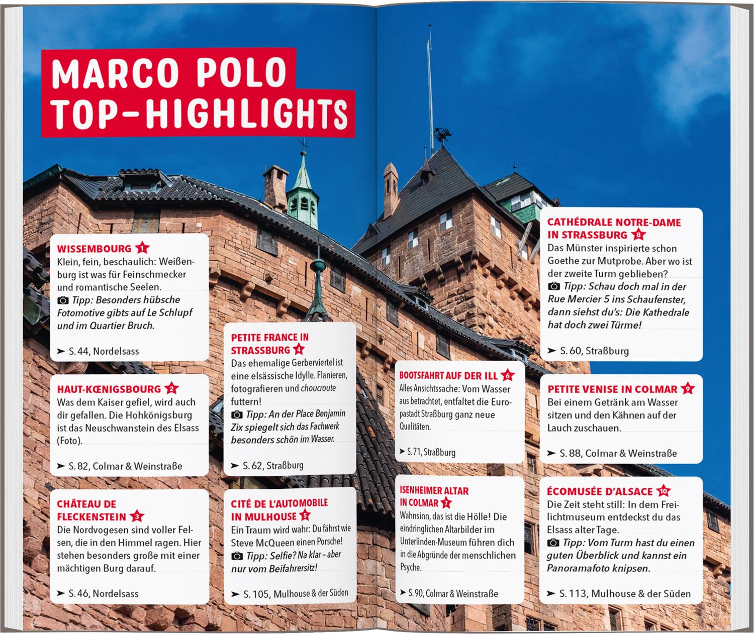 Bild: 9783829770163 | MARCO POLO Reiseführer Elsass | Pascal Cames | Taschenbuch | 144 S.