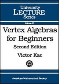 Cover: 9780821813966 | Vertex Algebras for Beginners | Taschenbuch | Kartoniert / Broschiert
