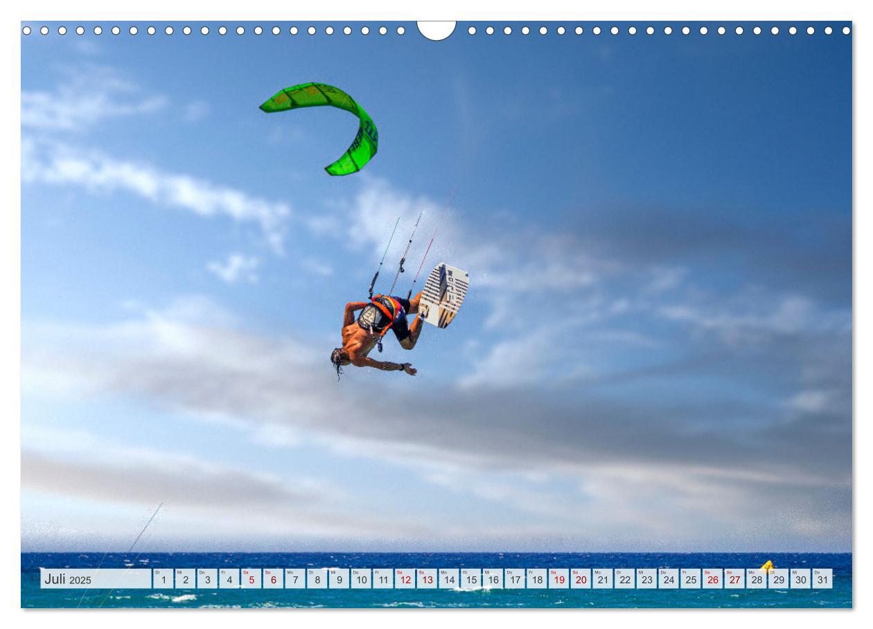 Bild: 9783435100606 | Faszination Kitesurfen (Wandkalender 2025 DIN A3 quer), CALVENDO...