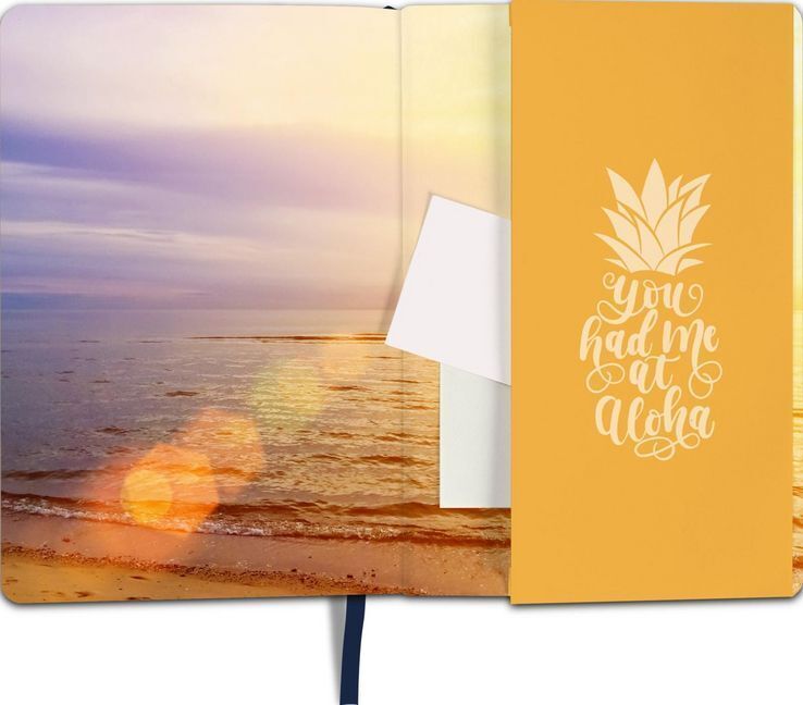 Bild: 4014489123699 | myNOTES Notizbuch A5: Aloha Sommer | Notebook medium, gepunktet | Buch