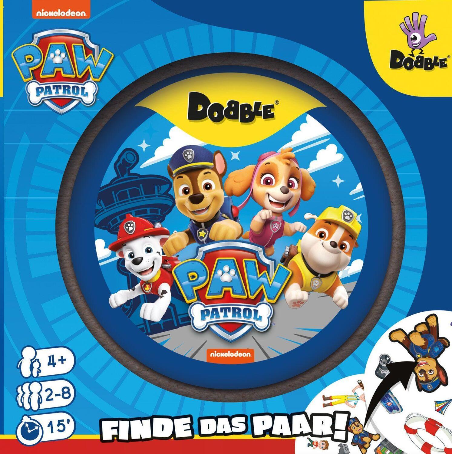 Cover: 3558380108740 | Dobble Paw Patrol | Denis Blanchot (u. a.) | Spiel | ZYGD0033 | 2023