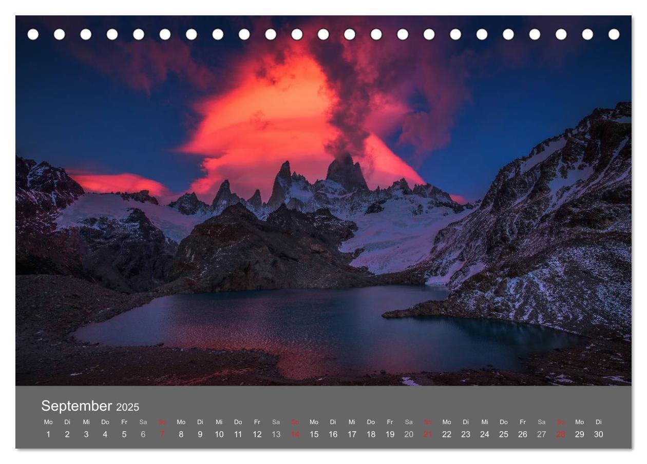 Bild: 9783435607327 | Farbenfrohes Patagonien (Tischkalender 2025 DIN A5 quer), CALVENDO...