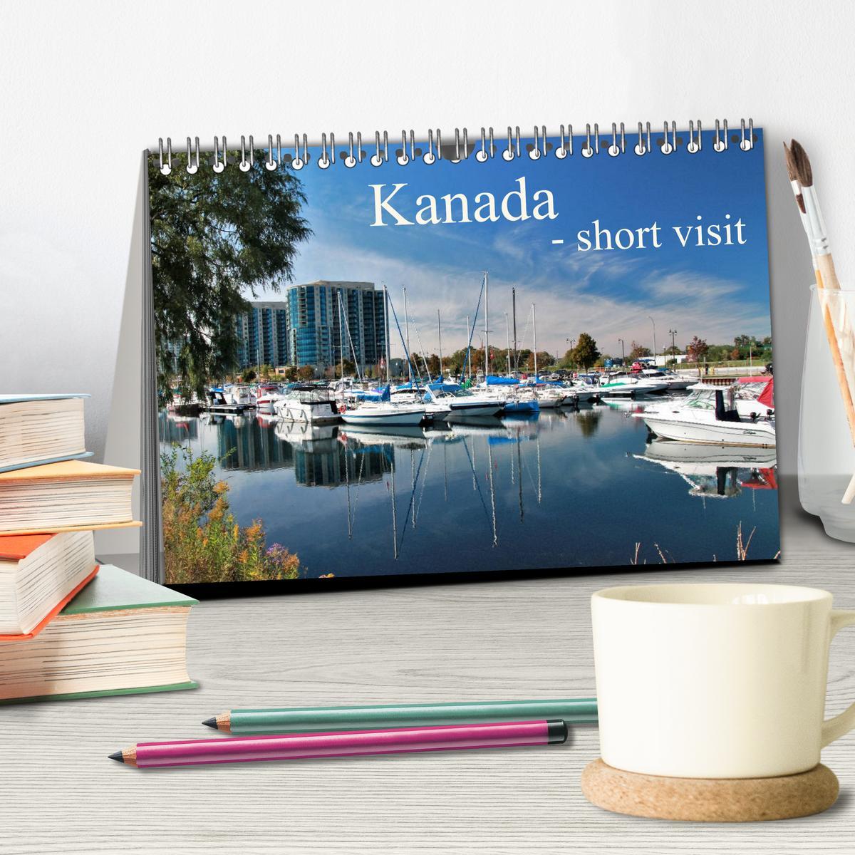 Bild: 9783435409341 | Kanada - short visit (Tischkalender 2025 DIN A5 quer), CALVENDO...