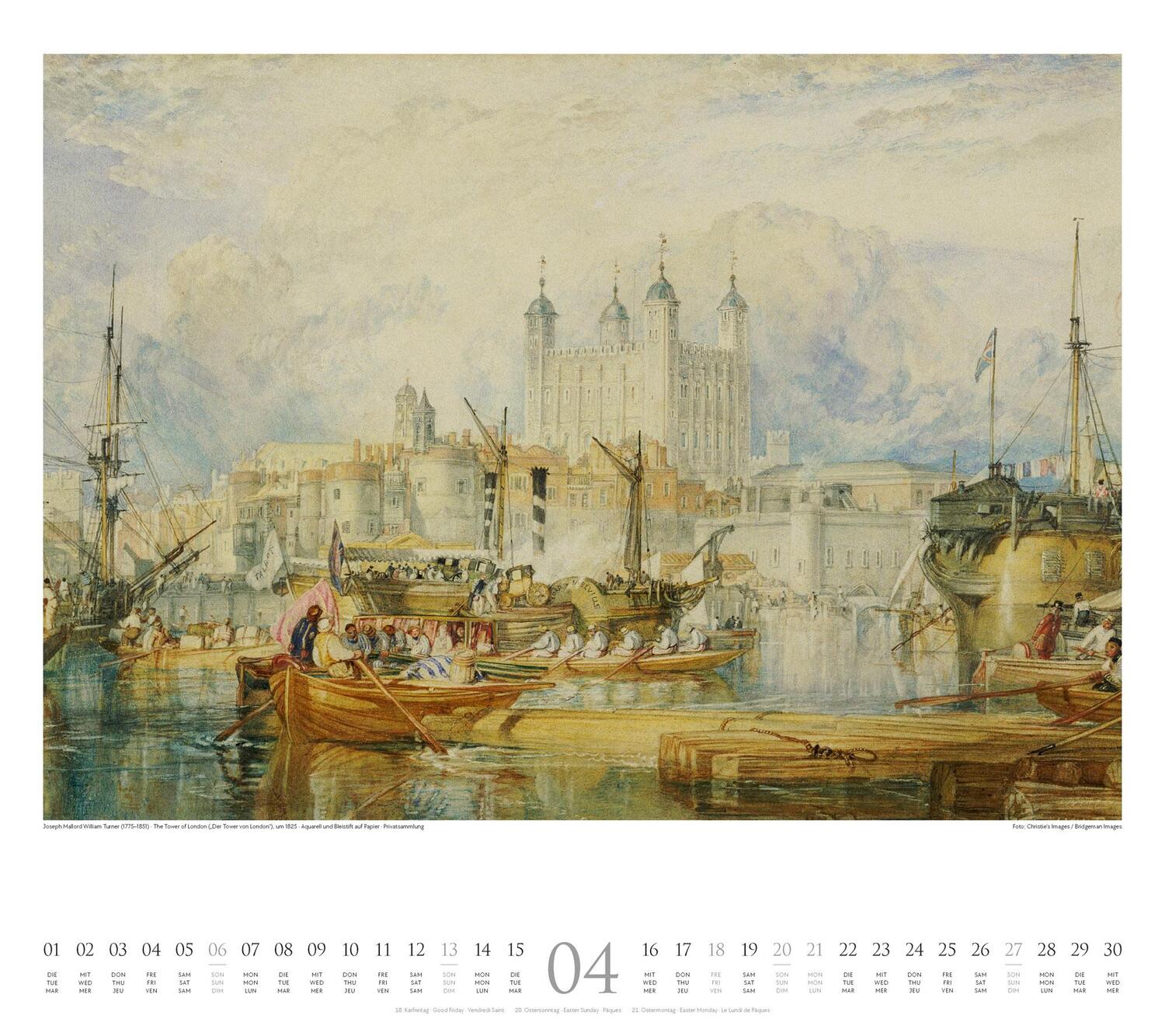 Bild: 9783838425658 | William Turner Kalender 2025 | William Turner (u. a.) | Kalender