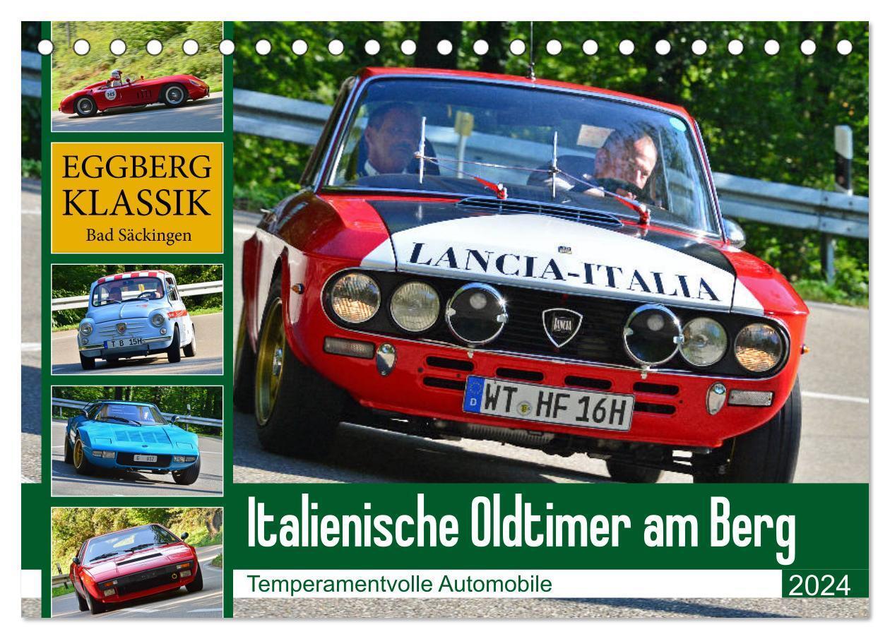 Cover: 9783383072895 | Italienische Oldtimer am Berg (Tischkalender 2024 DIN A5 quer),...