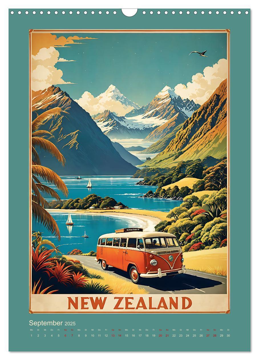 Bild: 9783383770647 | World Travel Poster - nostalgische Reise um die Welt (Wandkalender...