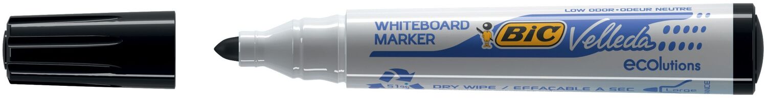 Cover: 3086129999613 | BIC Whiteboard Marker Velleda 1701 ECOlutions schwarz | 904937 | 2019