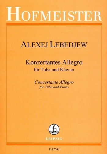 Cover: 9790203425496 | Konzertantes Allegro | Alexej Lebedjew | Buch | EAN 9790203425496