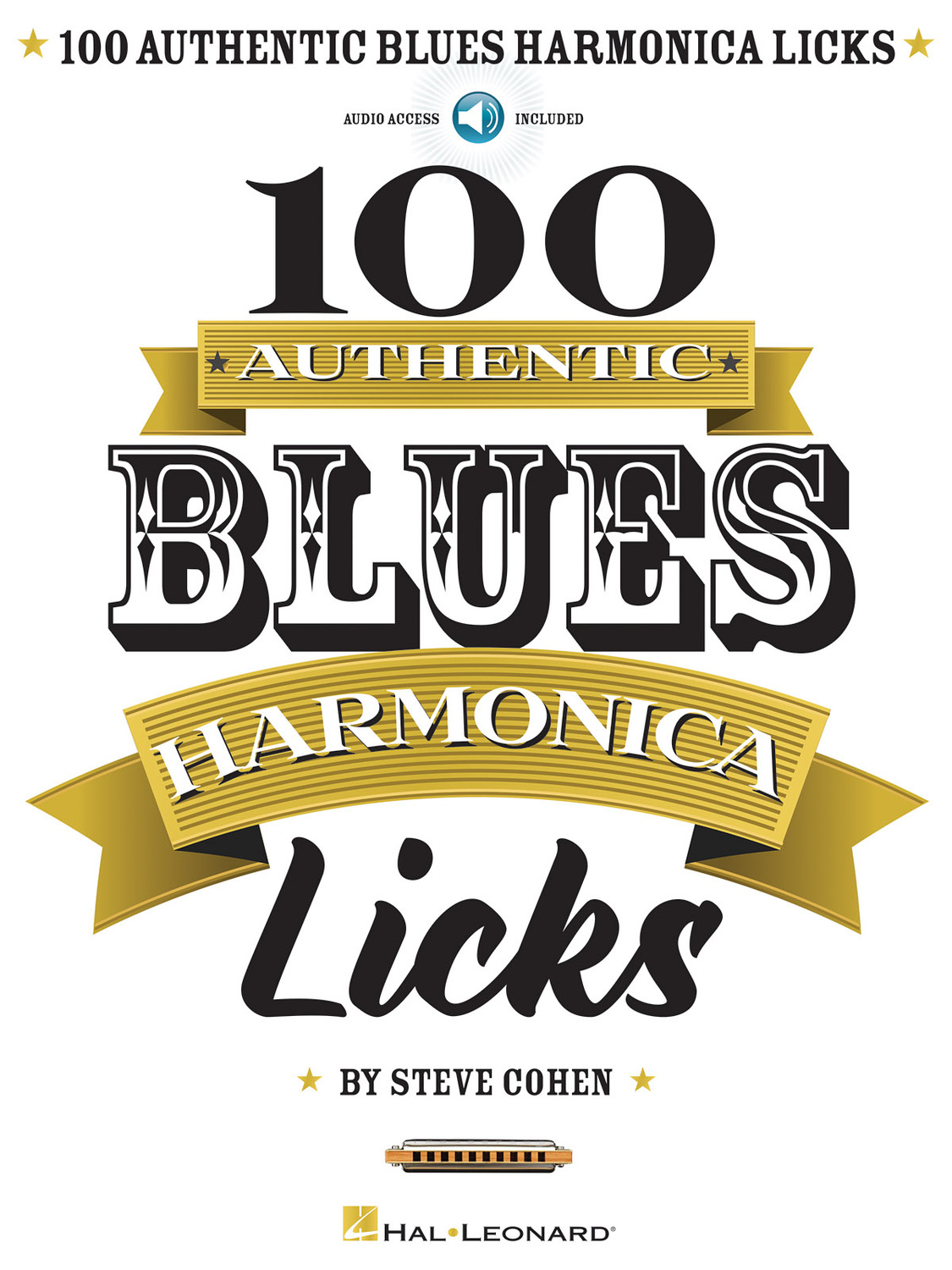 Cover: 884088878320 | 100 Authentic Blues Harmonica Licks | Harmonica | Buch + Online-Audio