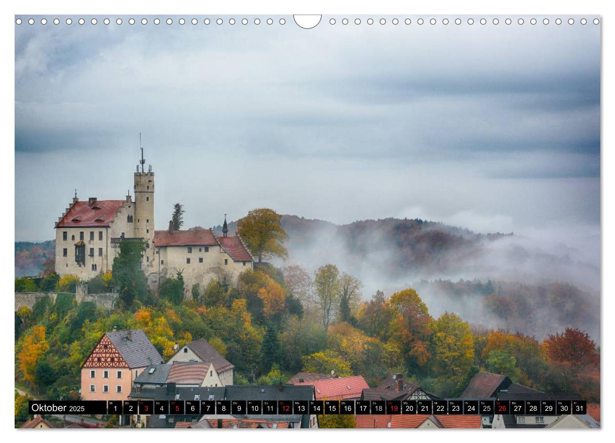 Bild: 9783435607181 | Unterwegs auf der fränkischen Burgenstraße (Wandkalender 2025 DIN...