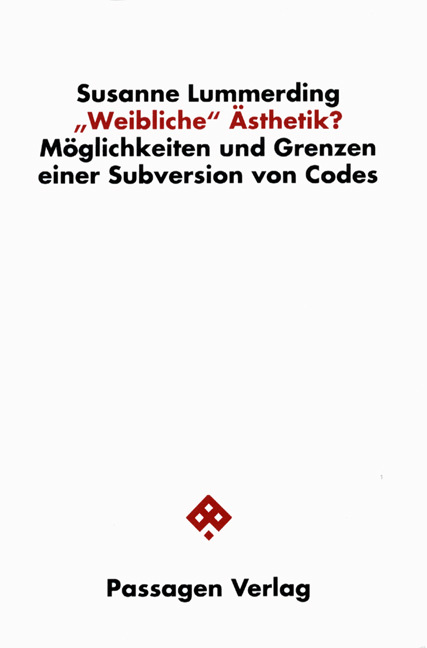 Cover: 9783851651157 | "Weibliche" Ästhetik? | Susanne Lummerding | Passagen Philosophie