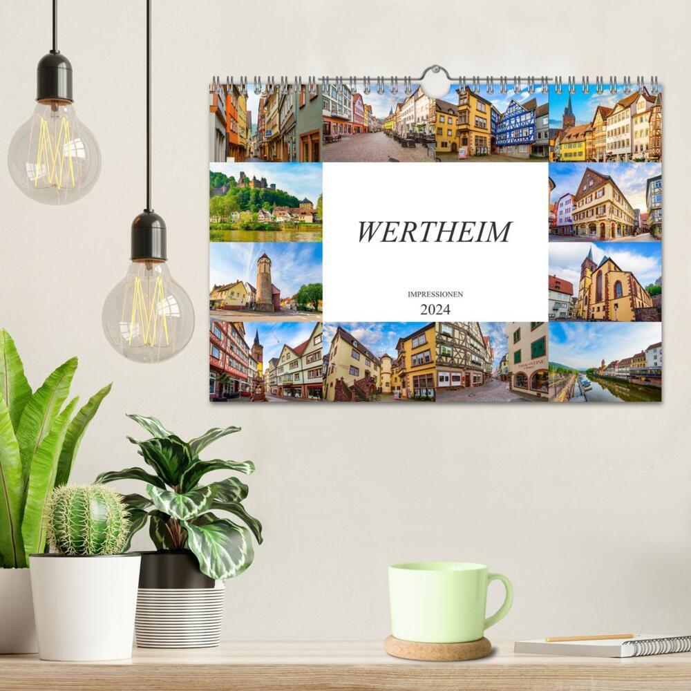 Bild: 9783383002298 | Wertheim Impressionen (Wandkalender 2024 DIN A4 quer), CALVENDO...