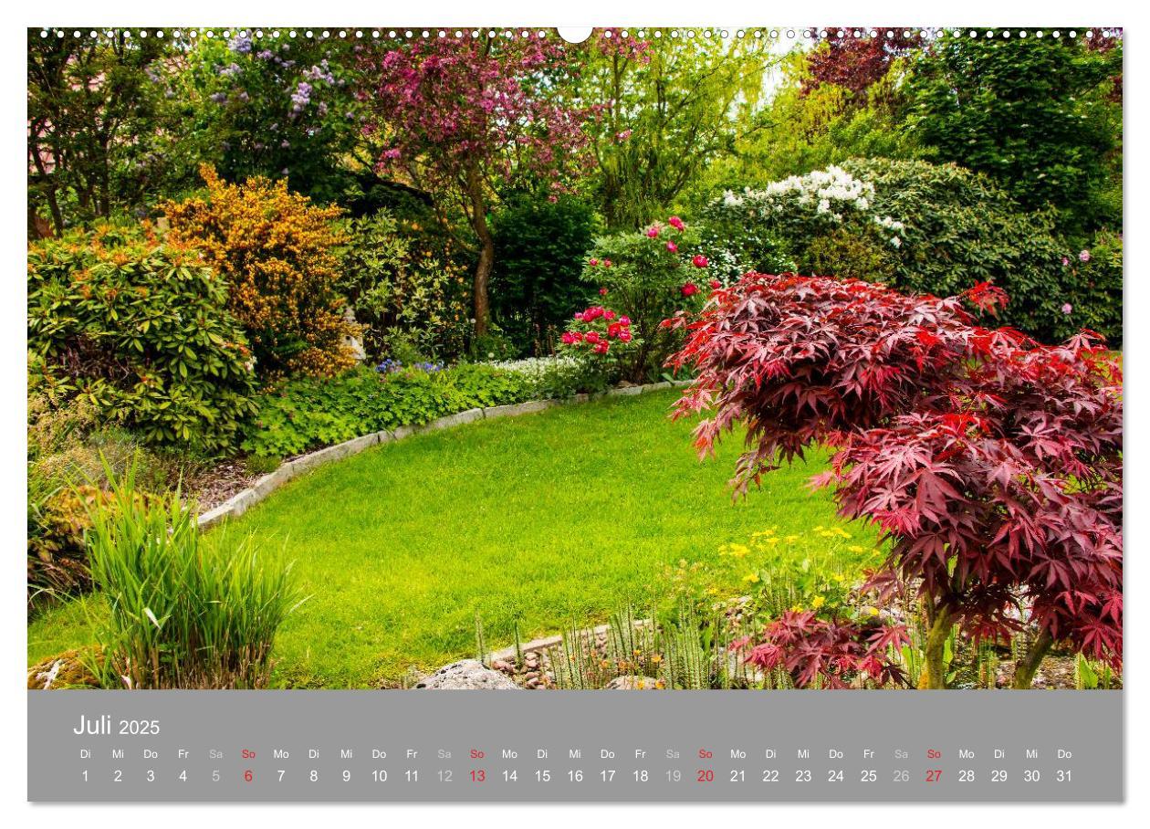 Bild: 9783435608850 | Romantische Garten-Paradiese (Wandkalender 2025 DIN A2 quer),...