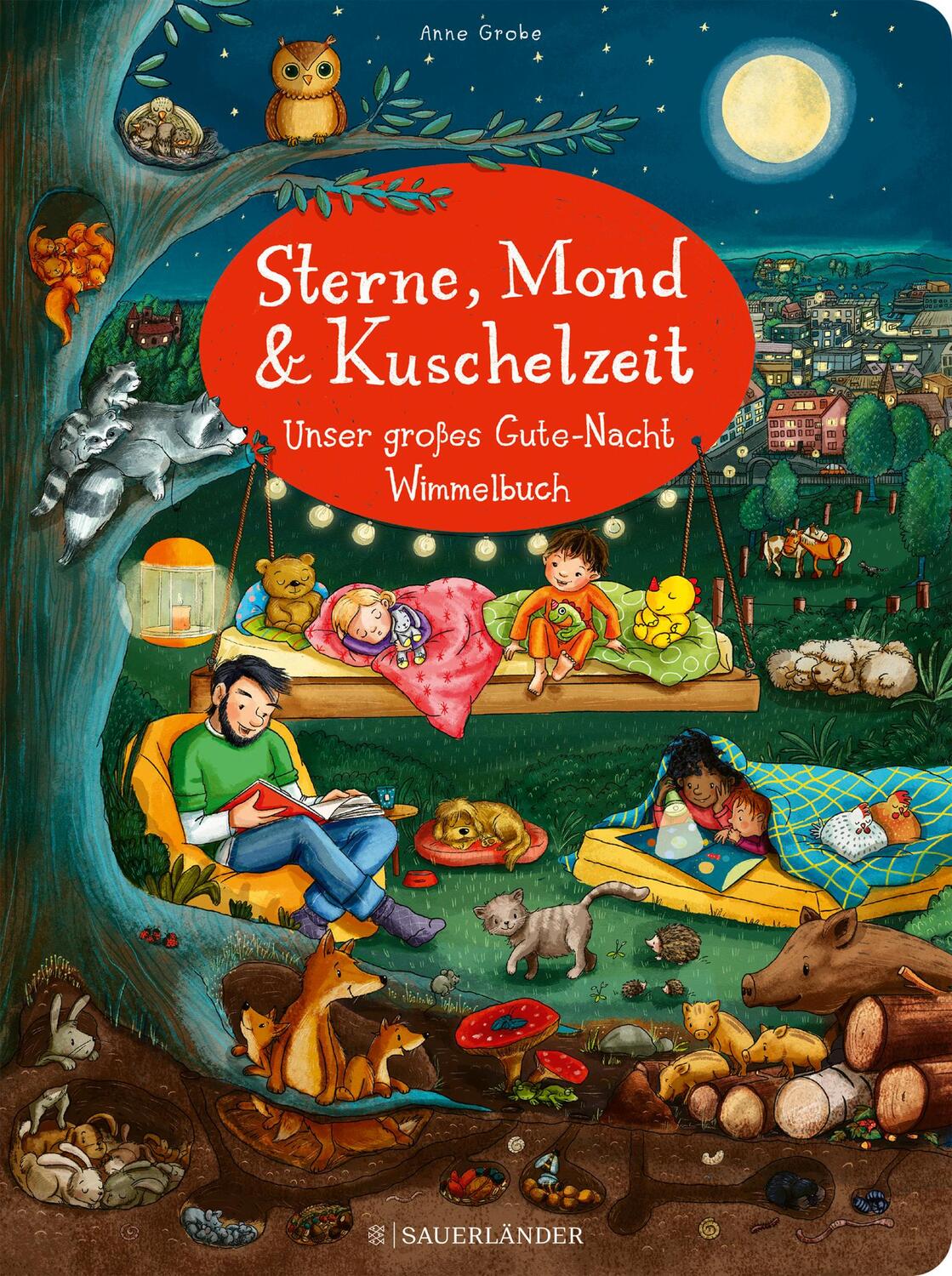 Cover: 9783737372497 | Sterne, Mond und Kuschelzeit. Unser großes Gute-Nacht-Wimmelbuch